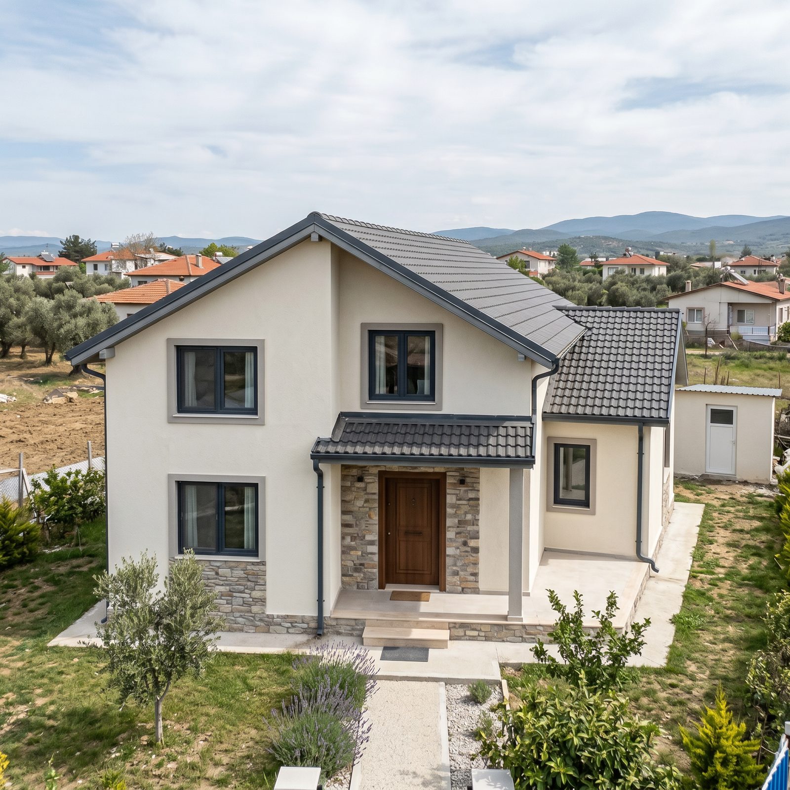 140-180 m² klasik çift katlı villa